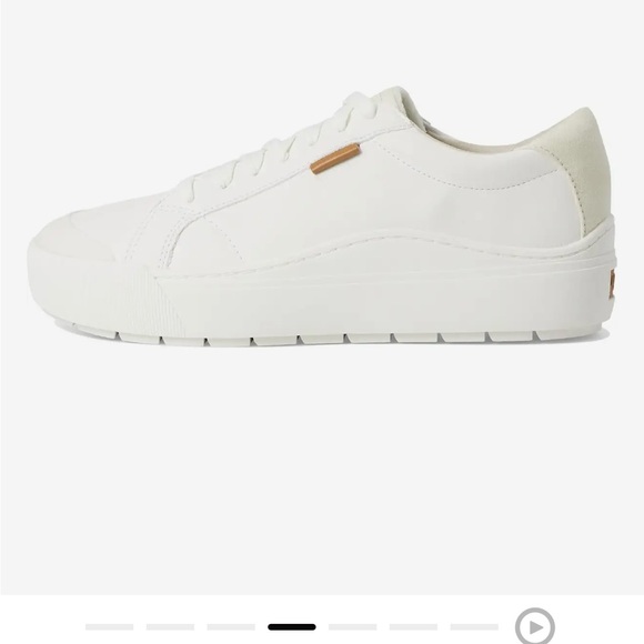 Dr Scholl’s Time Off Women’s White Low-Top Sneakers - Picture 2 of 5